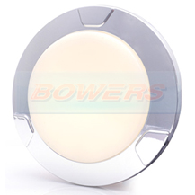 WAS LW12DS 12v/24v Opaque Large Round Dimmable LED Interior Light Lamp
